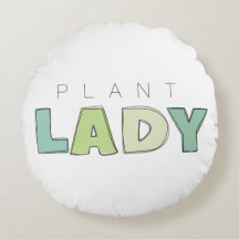 Pflanze Lady Round Pillow