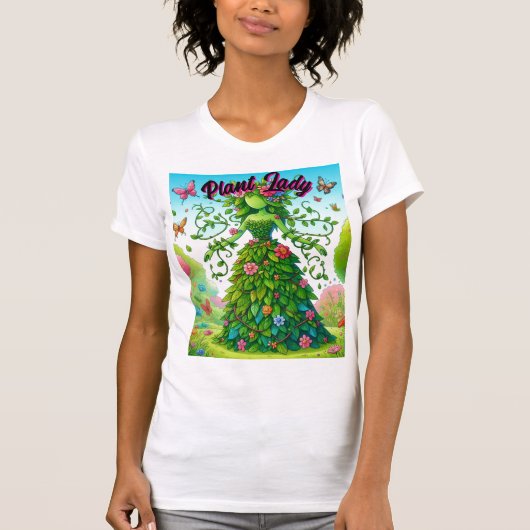 Pflanze Lady T-Shirt (Vorderseite)