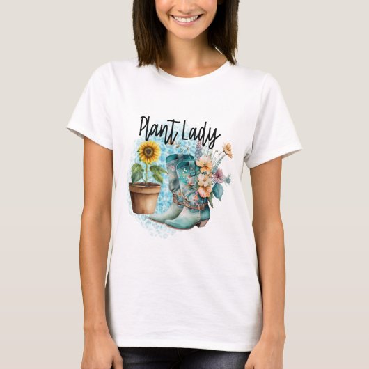 Pflanze Lady T-Shirt (Vorderseite)