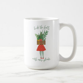 Pflanze Lady Weihnachtskaffee Tasse