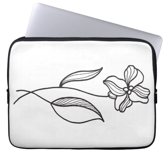 Pflanze Laptopschutzhülle (Vorderseite)