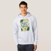 Pflanze Leben & Natur - Botanisches Design Hoodie (Vorne ganz)