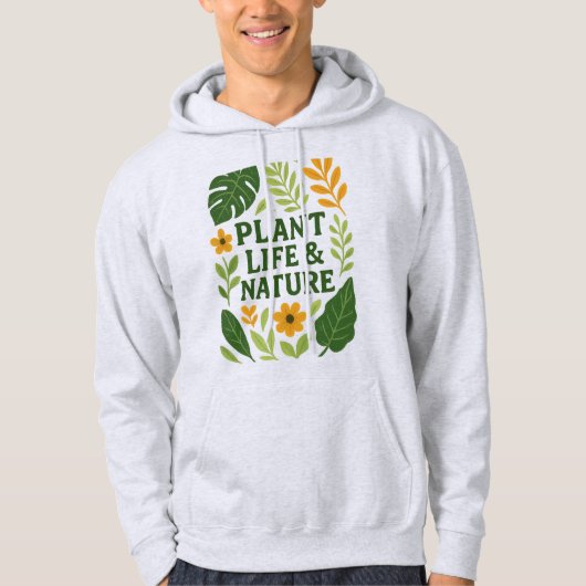 Pflanze Leben & Natur - Botanisches Design Hoodie (Vorderseite)