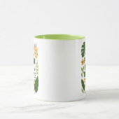 Pflanze Leben & Natur - Botanisches Design Tasse (Zentrum)