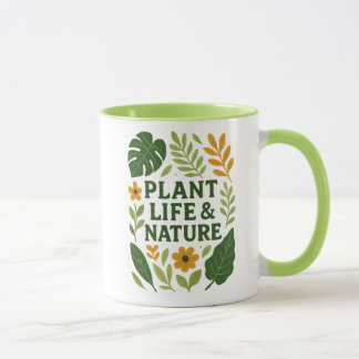 Pflanze Leben & Natur - Botanisches Design Tasse