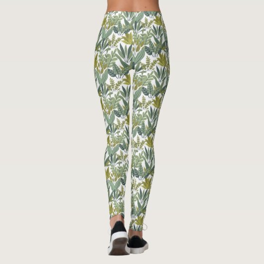 Pflanze Leggings (Rückseite)