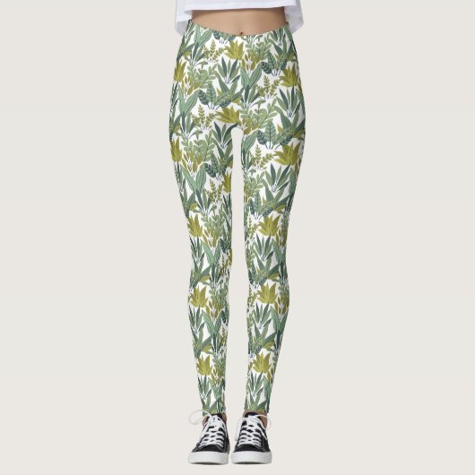 Pflanze Leggings (Vorderseite)