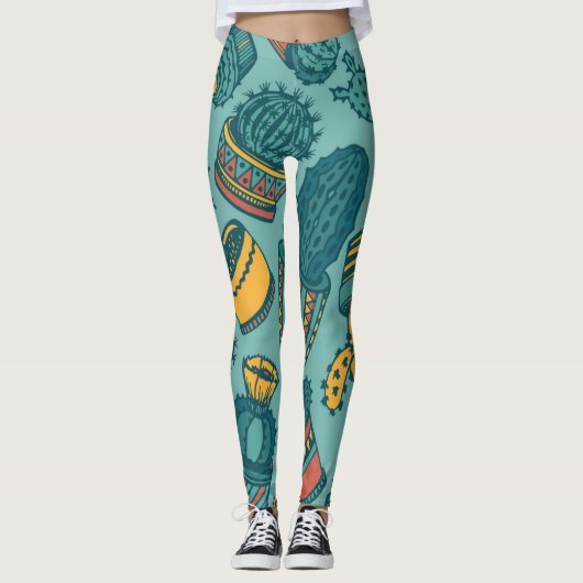 Pflanze Leggings (Vorderseite)