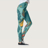 Pflanze Leggings (Rechts)