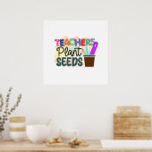 Pflanze LehrerInnen erhält Plakatgeschenk für Lehr Poster (Küche)