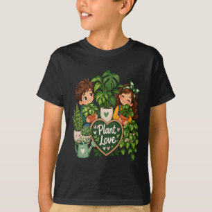 Pflanze Liebe Süße Pflanzenliebhaber Gartenarbeit T-Shirt