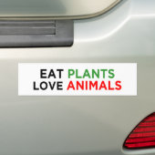 Pflanze Lieben vegan essen Autoaufkleber (Auf Auto)