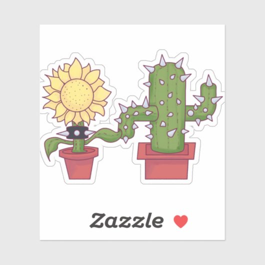 Pflanze Liebhaber Aufkleber (Blatt)