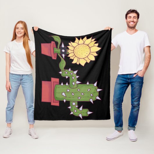 Pflanze Liebhaber Fleecedecke (Beispiel)