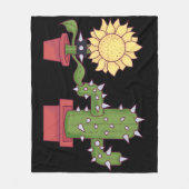 Pflanze Liebhaber Fleecedecke (Vorderseite)