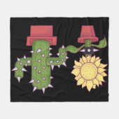 Pflanze Liebhaber Fleecedecke (Vorderseite (Horizontal))