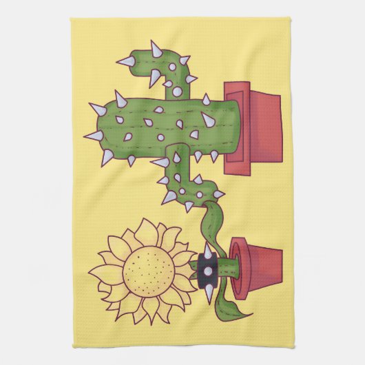 Pflanze Liebhaber Geschirrtuch (Vertikal)