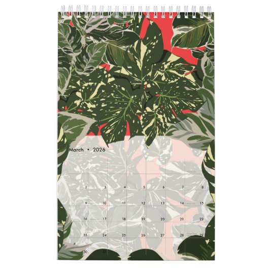 Pflanze Liebhaber Kalender 2025 (Mär 2026)