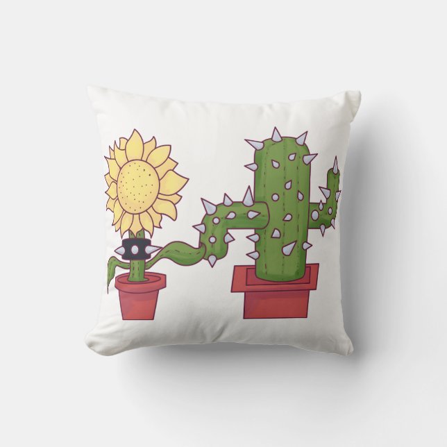 Pflanze Liebhaber Kissen (Vorderseite)