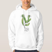 Pflanze Liebhaber lustige introvertierte Gärtner Hoodie (Vorderseite)