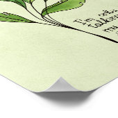 Pflanze Liebhaber lustige introvertierte Gärtner Poster (Ecke)