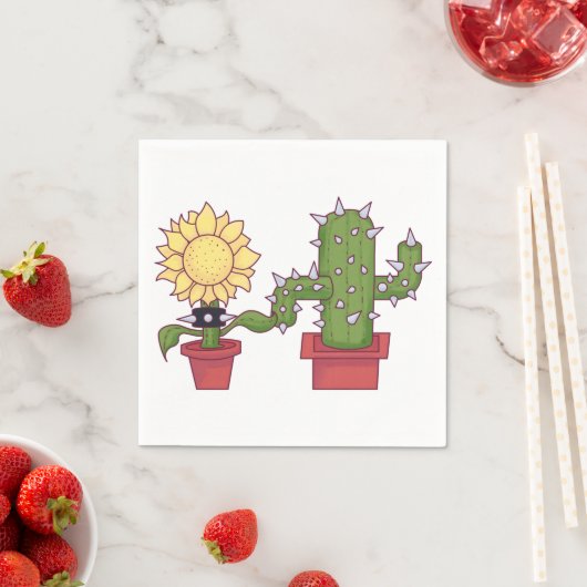 Pflanze Liebhaber Serviette (Beispiel)