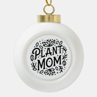 Pflanze Liebhaber zitiert Retro-elegante ästhetisc Keramik Kugel-Ornament