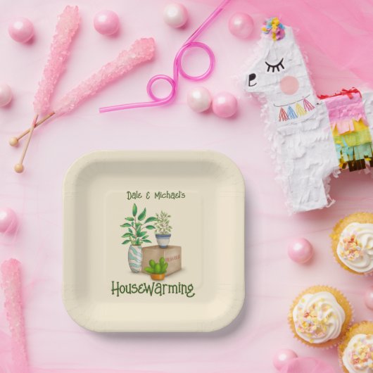 Pflanze liebt die Papierplatte Pappteller (Party)