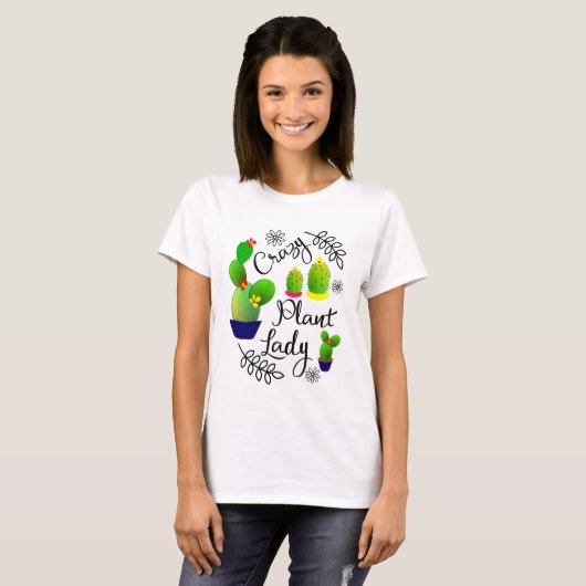 Pflanze liebt Fun Cactus succulent T-Shirt (Vorne ganz)