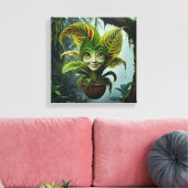 Pflanze Lounge Kunst Leinwanddruck (Insitu (Wohnzimmer))