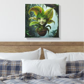 Pflanze Lounge Kunst Leinwanddruck (Insitu (Schlafzimmer))