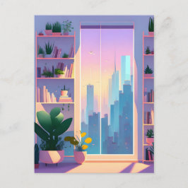 Pflanze Lover Apartment, Postüberquerung Postkarte