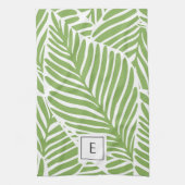 Pflanze Lover für das mongram Leaf-Muster Geschirrtuch (Vertikal)