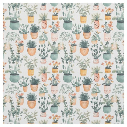 Pflanze Lover Garening Stoff (Muster)