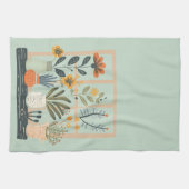 Pflanze Lover gepunktete Pflanze auf Fensterfläche Geschirrtuch (Horizontal)