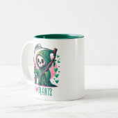 Pflanze Lover Grim Sensenmann Kaffee Tasse (Vorderseite Links)