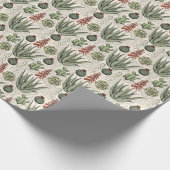 Pflanze Lover Ivory Aloe Vera Succulents Cactus Geschenkpapier (Ecke)