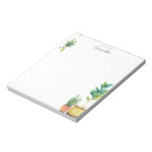 Pflanze Lover Pflanze des Wasserfarbenhauses Perso Notizblock (Rotiert)