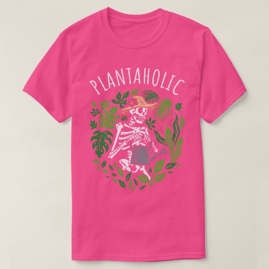 Pflanze Lover Plantaholic II T-Shirt (Design vorne)
