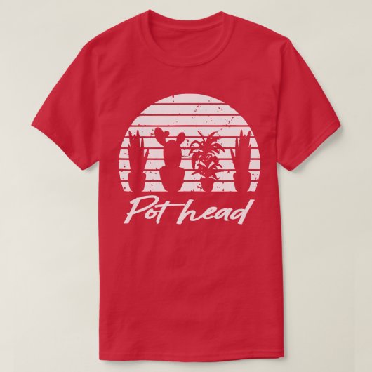 Pflanze Lover Pot Kopfgärtnern T-Shirt (Design vorne)