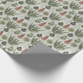 Pflanze Lover Sage Green Aloe Vera Succulents Cact Geschenkpapier (Ecke)
