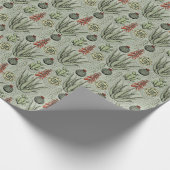 Pflanze Lover Sage Green Aloe Vera Succulents Cact Geschenkpapier (Ecke)