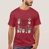 Pflanze Lover T - Shirt stellen - Funny Minimal De (Vorderseite)