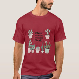 Pflanze Lover T - Shirt stellen - Funny Minimal De