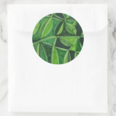 Pflanze Lovers Unite Runder Aufkleber (Tasche)