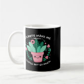 Pflanze machen mich glücklich kaffeetasse (Links)