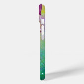 PFLANZE / MAGIC WIRBEL IN SPARKLE violett Case-Mate iPhone Hülle (Rückseite / Links)