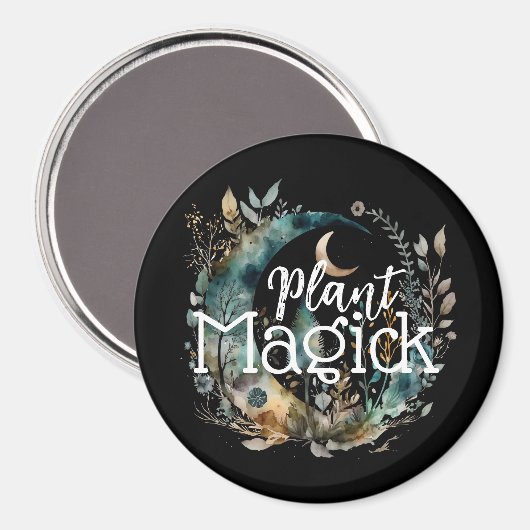 Pflanze Magick Magnet (Vorderseite/Rückseite)