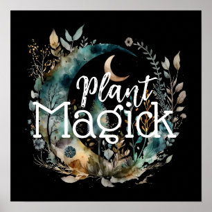 Pflanze Magick Poster