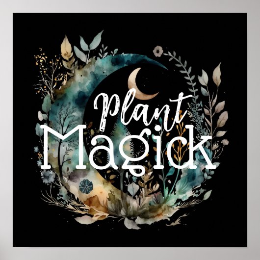 Pflanze Magick Poster (Vorne)